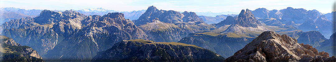 Foto panoramiche dal Monte Cristallo