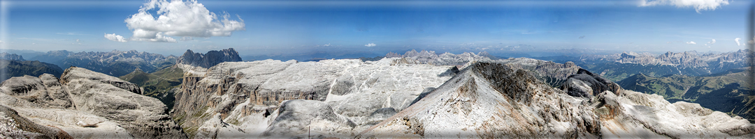 Foto panoramiche dal Gruppo del Sella