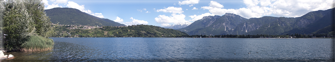 Foto panoramiche dal lago di Caldonazzo