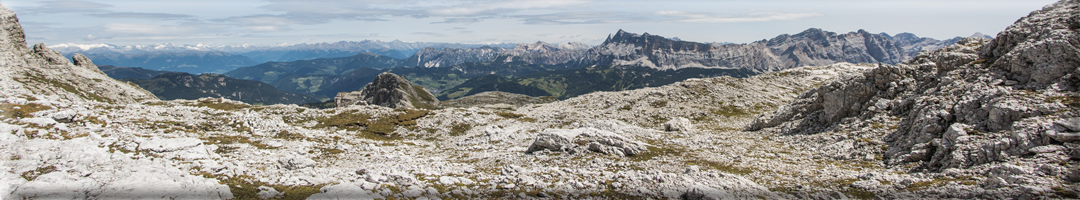 Foto panoramiche di Puez Odle