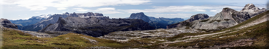 Foto panoramiche di Puez Odle