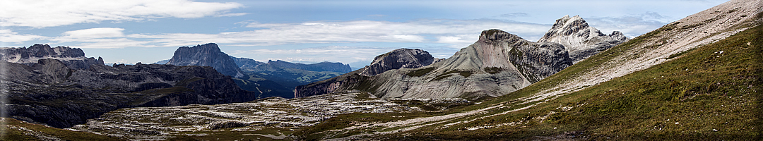 Foto panoramiche di Puez Odle